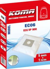 KOMA EC06S - Sada 25 ks vreciek do vysávača ECG VP 908