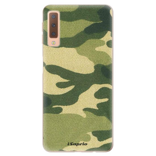 iSaprio Silikónové puzdro - Green Camuflage 01 pre Samsung Galaxy A7 (2018)