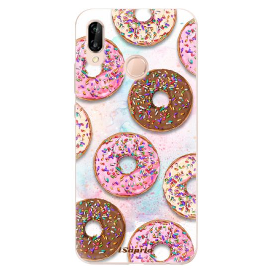 iSaprio Silikónové puzdro - Donuts 11 pre Huawei P20 Lite