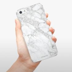iSaprio Silikónové puzdro - SilverMarble 14 pre Apple iPhone 5/5S/SE