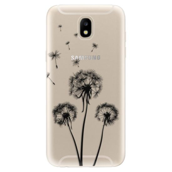 iSaprio Silikónové puzdro - Three Dandelions - black pre Samsung Galaxy J5 (2017)