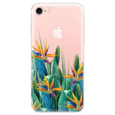 iSaprio Silikónové puzdro - Exotic Flowers pre Apple iPhone 7 / 8