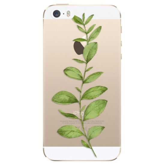 iSaprio Silikónové puzdro - Green Plant 01 pre Apple iPhone 5/5S/SE