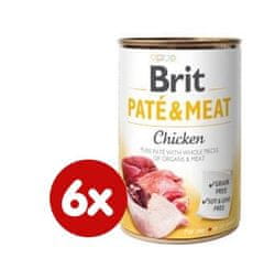 Brit Paté & Meat Chicken 6x400g