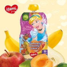 Hami Disney Princess ovocná kapsička Ovocný koktail 6x 110 g