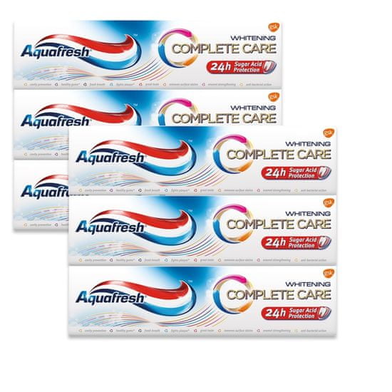 Aquafresh Complete Care Whitening ZP 75 ml - 6 pack