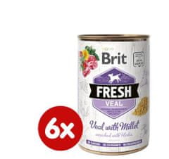 Brit Fresh Veal with Millet 6x400g