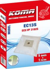 KOMA EC13S - Vrecká do vysávača ECG VP 3182S textilné