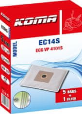 KOMA EC14S - Sada 25 ks vreciek do vysávača ECG VP 4101S