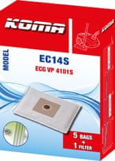 KOMA EC14S - Sada 25 ks vreciek do vysávača ECG VP 4101S