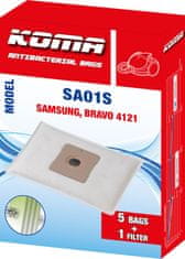 KOMA SA01S - Vrecka do vysávača Samsung, Bravo 4121 textilné