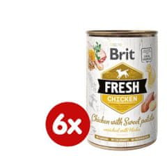 Brit Fresh Chicken with Sweet Potato 6x400g
