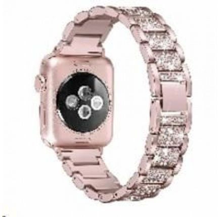 eses Kovový luxusný remienok 38/40 mm ružový pre Apple Watch (1530001188)