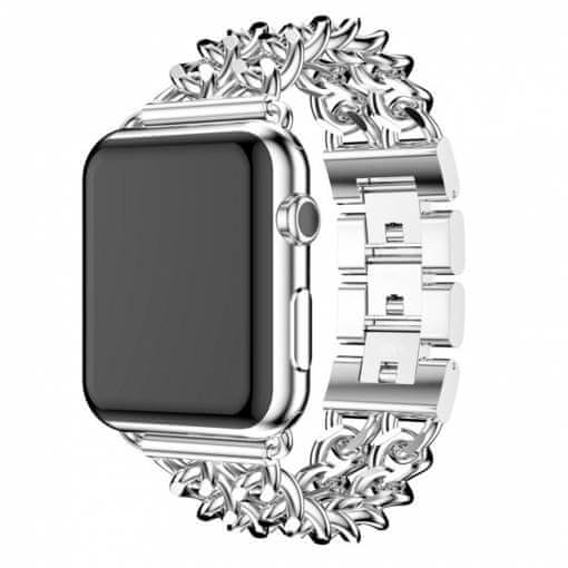 eses Kovový retiazkový remienok 38/40 mm strieborný pre Apple Watch (1530000258)