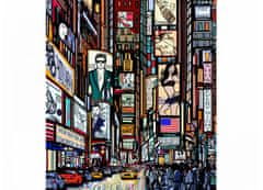 Dimex fototapeta MS-3-0013 Times Square kreslený 225 x 250 cm