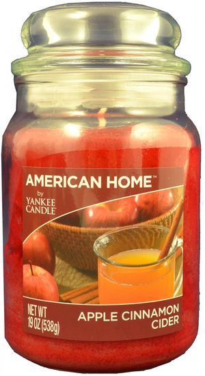 Yankee Candle Americký domov 538 g Jablčno-škoricový cider