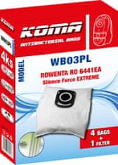 KOMA WB03PL - Sada 20 ks vreciek do vysávača ROWENTA RO6441 Silence Force EXTREME