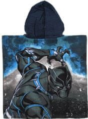 Sun City Detské pončo osuška s kapucňou Avengers Black Panther 50x100 cm