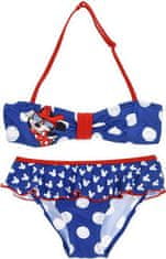 Sun City Dievčenské plavky bikiny Minnie Mouse puntíky modré Velikost: 104 (4 roky)