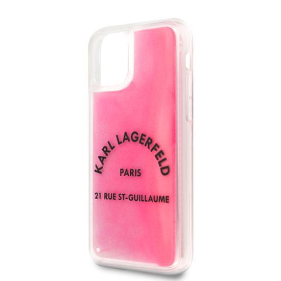 Karl Lagerfeld Glow in The Dark Kryt pro iPhone 11 (EU Blister) (KLHCN61GLTRSL)