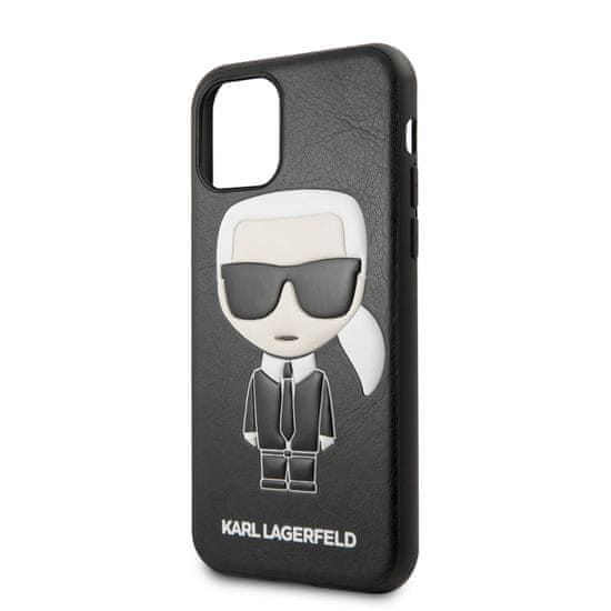 Karl Lagerfeld Embossed Kryt pre iPhone 11 Black (EU Blister) (KLHCN61IKPUBK)