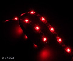 Akasa Vegas M - AK-LD05-50RD, LED pásik, 50 cm, červená