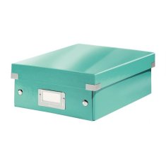 LEITZ Malá organizačná krabica Click & Store ľadovo modrá