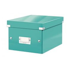 LEITZ Malá krabica Click & Store ľadovo modrá