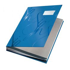 LEITZ Podpisová kniha designová modrá