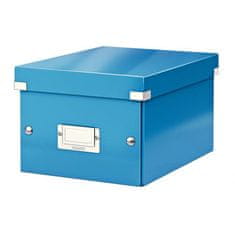 LEITZ Malá krabica Click & Store metalická modrá
