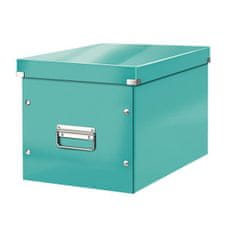LEITZ Štvorcová krabica Click & Store A4 ľadovo modrá
