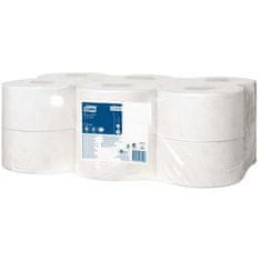 Tork Toaletný papier 2-vrstv. Mini Jumbo 18,8 cm, návin 170 m, biely T2 (12 ks)