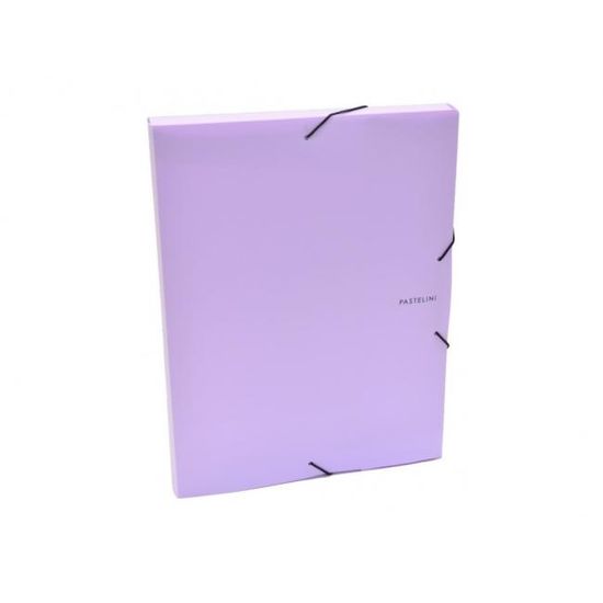 Karton P+P Plastový box s gumičkou Pastelini fialový