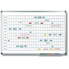 Legamaster Plánovacia tabuľa ročná PREMIUM horizontálna 60x90 cm