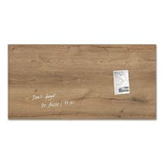 Sigel Sklenená tabuľa artverum 91x46cm prírodné drevo