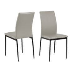 Design Scandinavia Jedálenská stolička Anis (súprava 4 ks), taupe