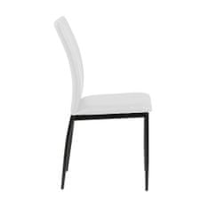 Design Scandinavia Jedálenská stolička Anis (súprava 4 ks), biela