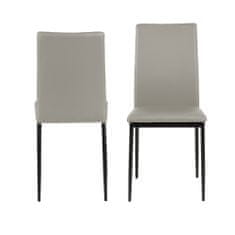 Design Scandinavia Jedálenská stolička Anis (súprava 4 ks), taupe
