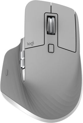 Profesionálna myš Logitech MX Master 3, sivá (910-005710) 4 000 DPI programovateľné tlačidlá nový snímač ergonomická integrovaná pamäť