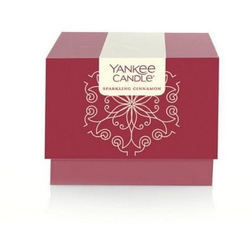 Yankee Candle Vonná sviečka 198 g Sparkling Cinnamon v darčekovom balení - limitovaná edícia!