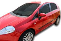 HEKO Deflektory / ofuky okien pre Fiat Punto Grande 5D 2006-vyššie 2ks predne