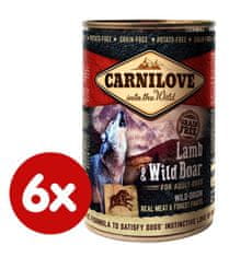 Wild Meat Lamb & Wild Boar 6 x 400 g