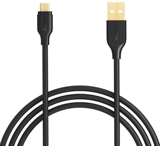 Aukey Rýchlonabíjací Micro USB kábel LLTS58189 - zlatý