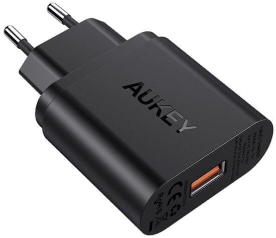 Aukey Nabíjačka s konektorom USB 3.0, QuickCharge 3.0 / 18 W a káblom LLTSEU56322