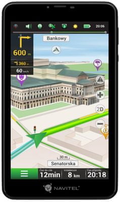 Automobilová GPS navigácia Navitel T757 LTE, mapa Európy, Ruska, Ukrajiny, Bieloruska, Kazachstanu, doživotná aktualizácia, do auta, magnetický držiak. Bezdrôtové nabíjanie