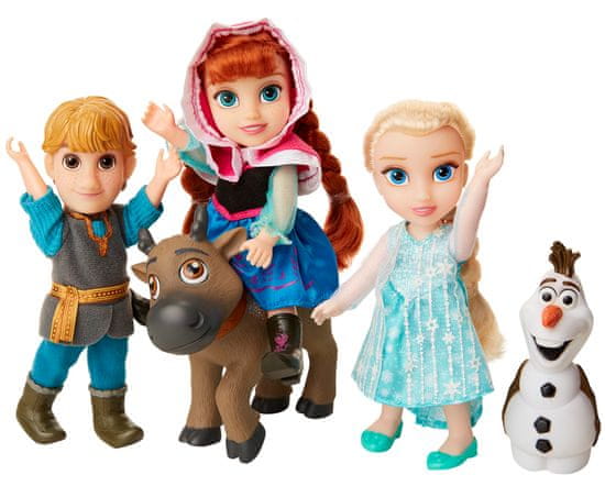 ADC Blackfire Frozen 2: Veľká súprava s figúrkami Anna, Elsa, Olaf, Kristoff 15 cm