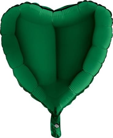 Nafukovací balónik zelené srdce 46 cm