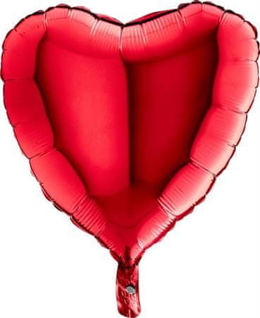 Nafukovací balónik červené srdce 46 cm