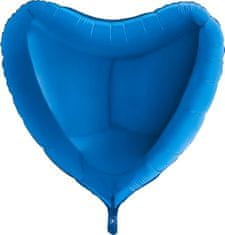Grabo Nafukovací balónik modré srdce 91 cm