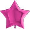 Nafukovací balónek růžová hvězda 91 cm